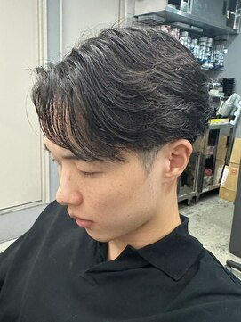 エルマーク 本山(L-MARK) マッシュヘア/フェザーパーマ/メンズヘア/men's