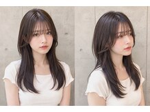 韓国ヘア×【透明感カラー】～艶暗髪、濃密ブラウン、柔らかペール、透明ハイトーン/髪質改善/縮毛矯正