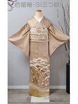 きものサロン すずめ屋&nbsp;レンタル番号　色留袖-3（三つ紋/松）