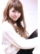 ホラン(HoLan)&nbsp;HoLan/sstyle☆Springラフカールx斜めバングxミルクティーカラー