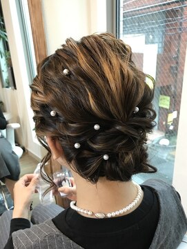 ロカット サロン(Roquat Salon) なみなみコットンパールアレンジ【ヘアメイク　立川南/八王子】