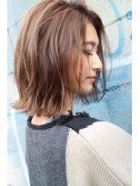 ジャコ ヘアー(jako HAIR) （jako）外ハネボブ　アッシュブラウンネオウルフレイヤーボブ　