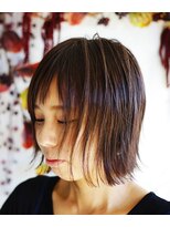 ザッツ ヘアークリエイト(ZATZ HAIR CREATE) dark ash color ×　外ハネボブ