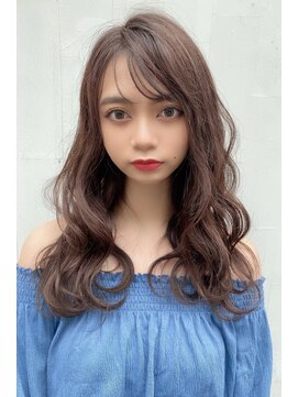 クーエフー(coo et fuu) 大人かわいいロングスタイルにアッシュベージュ♪藤沢