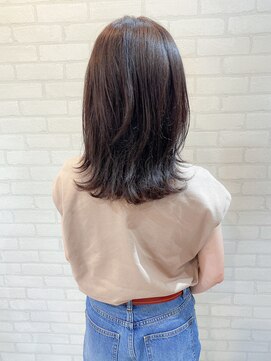 マーリャヘアー(mallia hair) くびれ外ハネセミディ