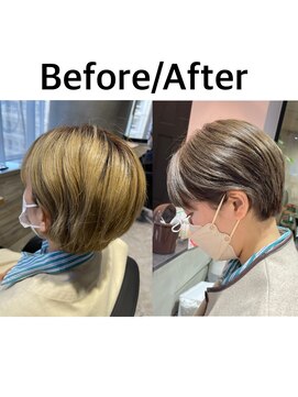 リーオオサカ(Lee Osaka) 【Lee大阪店】コンパクト×ショートボブ/新出奈津樹