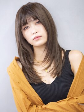 アイティーバイアルバム 藤沢店(IT by ALBUM) 色っぽロング_アースカラーツートンカラーくびれヘア_9119