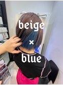 【木村神心ZEST立川】pink beige × light blue