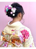 成人式ヘアセット