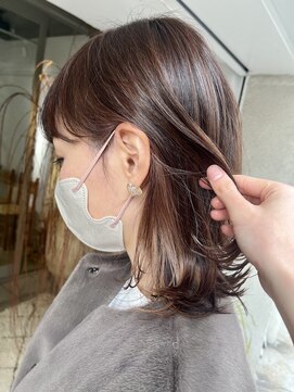 ソア(soa) イヤリングカラー　ブラウンベージュ