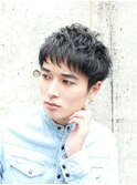 MEN'S HAIR/束感ショート/コンマヘア/ツーブロックマッシュ
