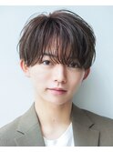 シースルー束感マッシュ