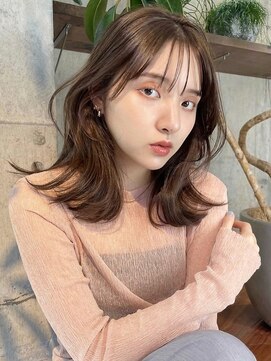 サイン 渋谷(SIGN) レイヤーカットイヤリングカラーインナーカラーケアブリーチ