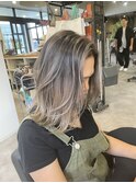 透明感抜群♪ダブルカラーブリーチハイトーンホワイト