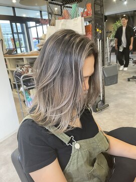 ナンバー 竪町(number+) 透明感抜群♪ダブルカラーブリーチハイトーンホワイト