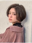 小顔前髪 丸みショート 愛されショート ひし形ショート 仙台
