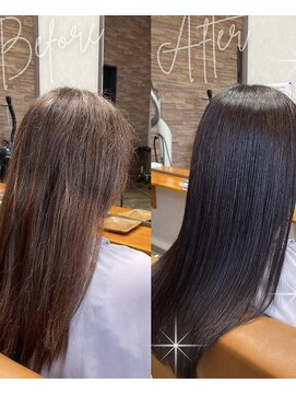 ルスリー 大分店(Lsurii) 髪質改善カラー