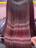 オススメNo.3クーポン 毛先前髪カット+高濃度水素tr＋色味特化カラー ￥16500