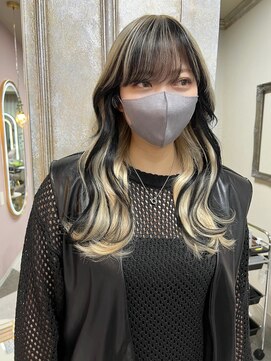 ガルボ ヘアー(garbo hair) ハイトーンデザインカラーエクステ10代20代