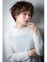 カバーヘア ブリス 川口(COVER HAIR bliss)&nbsp;インナーカラールーズカールマッシュパーマw川口20代30代40代