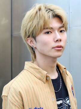 クロト 熊本(KUROT) 韓流カルマパーマセンターパートショートウルフ/シャドウパーマ