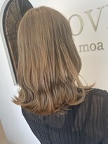 ラビスモア(Lovis moa)&nbsp;切りっぱなしボブ/エアリーロング/ピンクブラウン/美髪のススメ