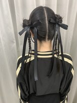 ピークヘア(PEAK HAIR)&nbsp;ヘアメ ☆ カチモリヘアリボンアレンジ