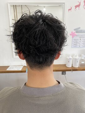 ヘアーアンドメイクアップモパ メンズパーマ