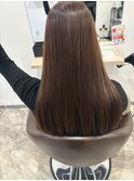 ココアブラウン　アッシュ　バイオレット