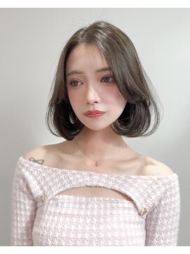 ロンドアンメゾン 原宿(Lond un Maison.) くびれヘア/顔周り/韓国/ボブ/レイヤーカット/前髪/カラー/原宿