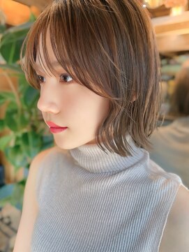 レディ 表参道(Lady) 20代30代40代ナチュラルボブ顔周りボブ大人ショートボブ顔周り