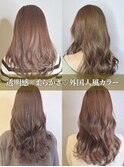 20代30代40代ショコラアッシュ小顔ベビーショート透明感美肌