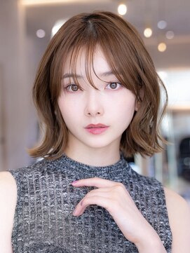 ドットハリス(.Hallis) レイヤーボブ/レイヤーカット/くびれレイヤー/韓国風ヘア