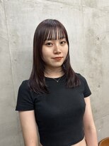 ソルトウォーター(SALT WATER)&nbsp;ブラウンレッド　暖色カラー　顔まわりレイヤー