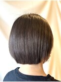 切りっぱなしボブ/ボブ/髪質改善/トリートメント/艶髪