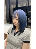 アース 八王子店(HAIR&MAKE EARTH)&nbsp;ブルーカラー