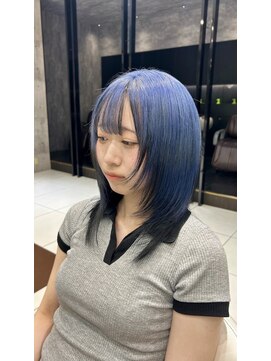 アース 八王子店(HAIR&MAKE EARTH) ブルーカラー