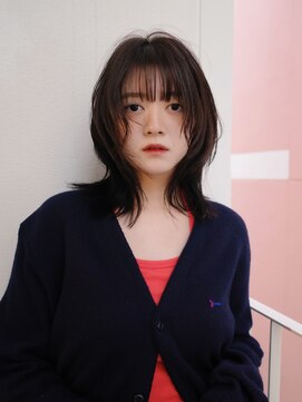 ピュー(Piu-) 【ミディアムウルフ/阿部達哉】レイヤーカット/ウルフカット