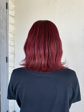 ルプラ トリコ(le-pla trico) チェリーレッド/イヤリングカラー