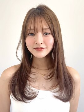 アビー(ABBEY3) レイヤーカットミディアムレイヤー顔周りレイヤーハッシュカット