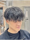 シャドウパーマ/波巻きパーマ/八王子/メンズサロン