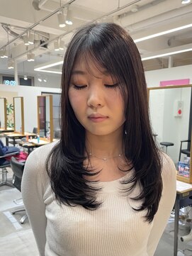 レイヤーカット/韓国レイヤー/小顔ヘア/韓国ヘア/柏