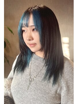 インナーカラー＋レイヤーカット