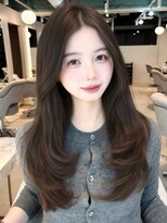 マインバイアフロートギンザ(MYNE by AFLOAT GINZA)&nbsp;レイヤーカット/グレージュ/アッシュブラウン/韓国ヘア
