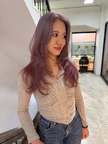 アクシス 栄店(`AXIS)&nbsp;ピンクベージュ/アンブレラカラー/クールショート/前髪/栄/矢場