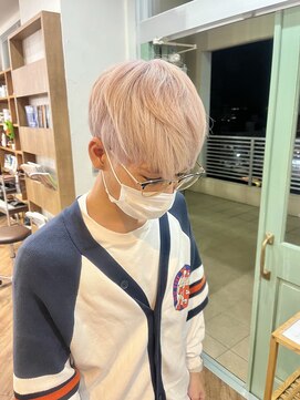 シールドヘアー 沖縄 新都心(C'LD Hair) 那覇美容室/おもろまち美容室/メンズ/カット/ブリーチ/ホワイト