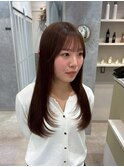 ボブ ミディアムレイヤー 顔まわり 韓国風 艶髪 髪質改善