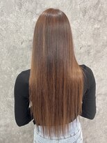 エスト 大阪梅田(EST)&nbsp;レミー100%/53cm☆シールエクステ40枚+ブリーチカラー