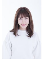 タイズ(ties) 30代40代小顔大人上品ナチュラルベージュミディ