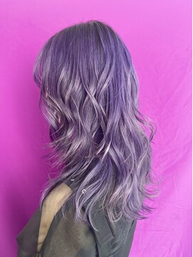 オンザ(ONTHE) BYKARTEパープルシルバーセミロングスタイル【林京平】